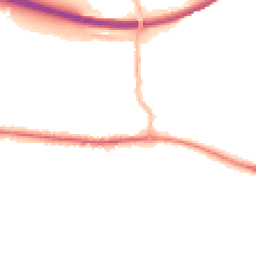 Night-time road noise heatmap for PO10 7DP