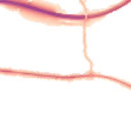 Night-time road noise heatmap for PO10 7DS