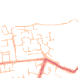 Daytime road noise heatmap for PO10 7GX