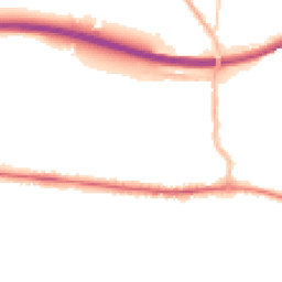 Night-time road noise heatmap for PO10 7NP