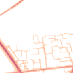 Daytime road noise heatmap for PO10 7UB