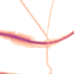 Night-time road noise heatmap for PO10 7XA