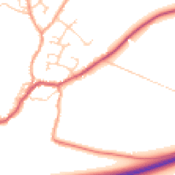 Daytime road noise heatmap for PO10 8FG