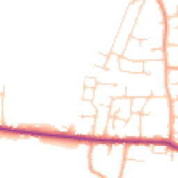 Daytime road noise heatmap for PO10 8GD
