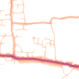 Daytime road noise heatmap for PO10 8GF