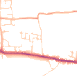Daytime road noise heatmap for PO10 8GH