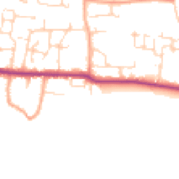 Daytime road noise heatmap for PO10 8GZ