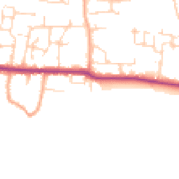 Daytime road noise heatmap for PO10 8JT