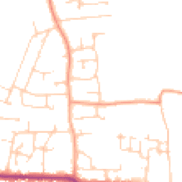 Daytime road noise heatmap for PO10 8LJ