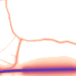 Daytime road noise heatmap for PO10 8RD