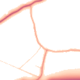 Daytime road noise heatmap for PO10 8RE