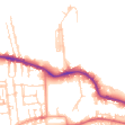 Daytime road noise heatmap for PO12 1AG