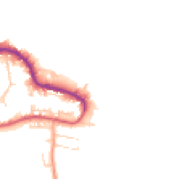 Daytime road noise heatmap for PO12 1AH