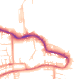 Daytime road noise heatmap for PO12 1AN