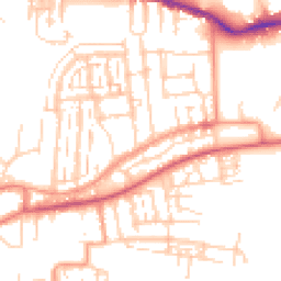 Daytime road noise heatmap for PO12 1AT