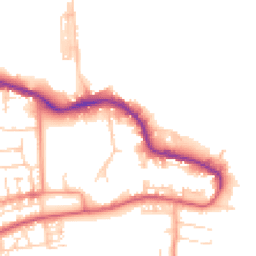 Daytime road noise heatmap for PO12 1AW