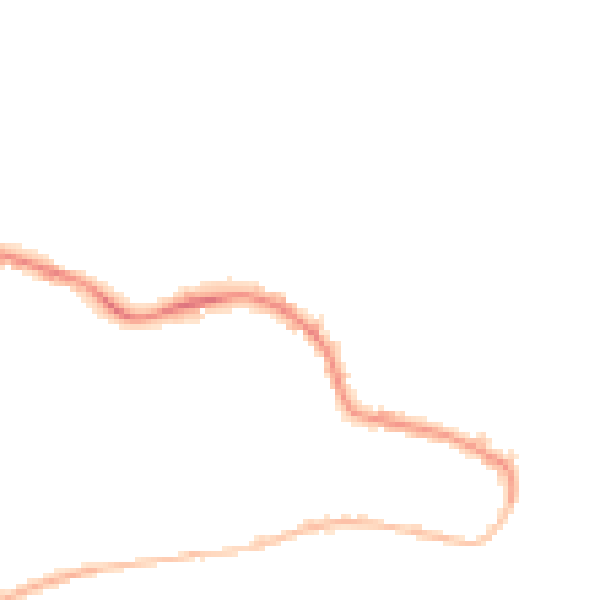 Night-time road noise heatmap for PO12 1BA