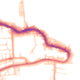 Daytime road noise heatmap for PO12 1BN