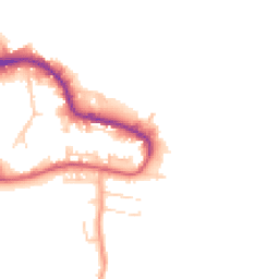 Daytime road noise heatmap for PO12 1BS