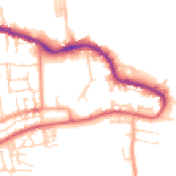 Daytime road noise heatmap for PO12 1DH