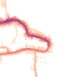 Daytime road noise heatmap for PO12 1DP