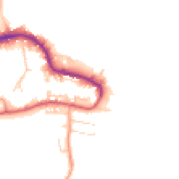 Daytime road noise heatmap for PO12 1DR