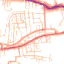 Daytime road noise heatmap for PO12 1EJ