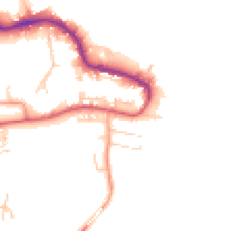 Daytime road noise heatmap for PO12 1EX