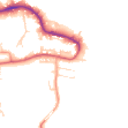Daytime road noise heatmap for PO12 1EZ