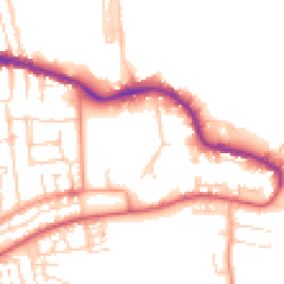 Daytime road noise heatmap for PO12 1FF