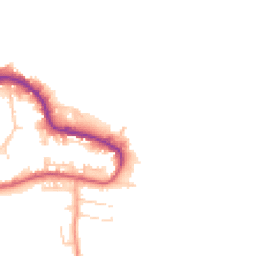 Daytime road noise heatmap for PO12 1FJ