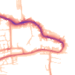Daytime road noise heatmap for PO12 1HS