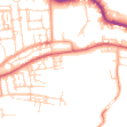 Daytime road noise heatmap for PO12 1ND
