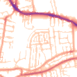 Daytime road noise heatmap for PO12 1PS