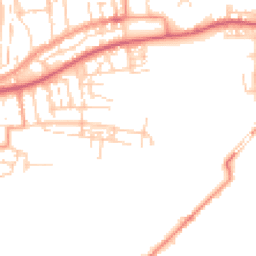 Daytime road noise heatmap for PO12 1RB