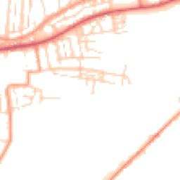 Daytime road noise heatmap for PO12 1RG
