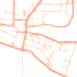 Daytime road noise heatmap for PO12 2BZ