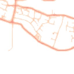Daytime road noise heatmap for PO12 2DW