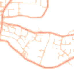 Daytime road noise heatmap for PO12 2DY