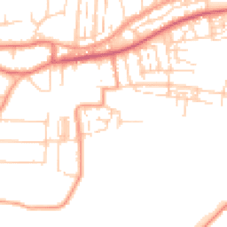 Daytime road noise heatmap for PO12 2HF