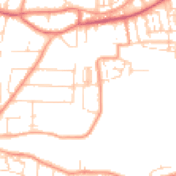 Daytime road noise heatmap for PO12 2HJ