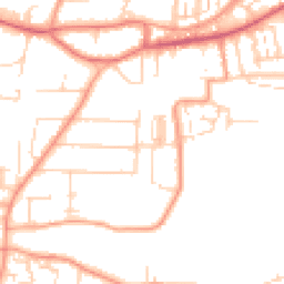 Daytime road noise heatmap for PO12 2HN