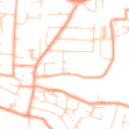 Daytime road noise heatmap for PO12 2HY