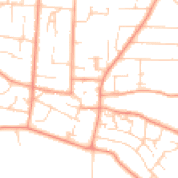 Daytime road noise heatmap for PO12 2JP