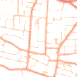 Daytime road noise heatmap for PO12 2JZ