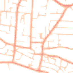 Daytime road noise heatmap for PO12 2LQ