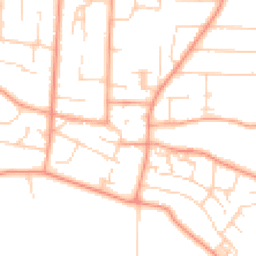 Daytime road noise heatmap for PO12 2LX