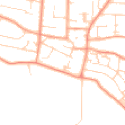 Daytime road noise heatmap for PO12 2NH