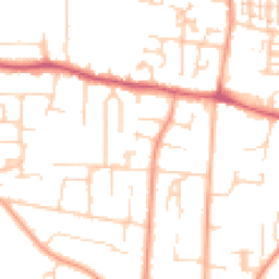 Daytime road noise heatmap for PO12 2PD