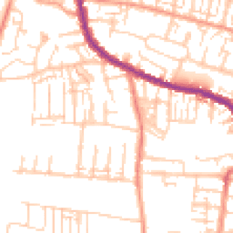 Daytime road noise heatmap for PO12 3DP